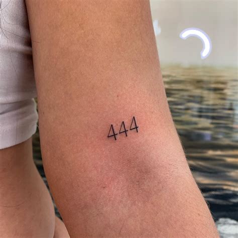 444 tattoo